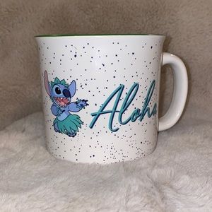 Disney Lilo & STITCH "Aloha" Ceramic 20 oz. Mug Coffee Tea Cup Brand NEW!.